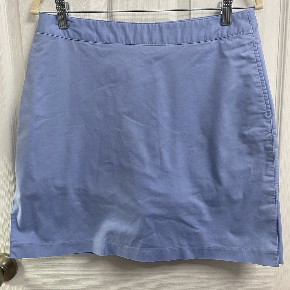 ADIDAS Light Blue Golf Tennis Pickleball Skort Sz.6 Stretch 31" Waist 18" Long